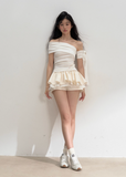 Layered Black & White Puffy Skirt