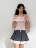 Lyocell One-Shoulder Strap Top