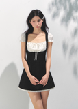 Retro Square Charm Dress