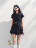 Tibetan Academy Style Short Sleeve Dress