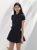 Tibetan Academy Style Short Sleeve Dress