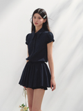 Tibetan Academy Style Short Sleeve Dress