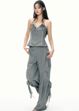 Lace V-Neck Camisole & Pants Set