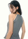 Lace V-Neck Camisole & Pants Set
