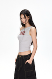 Splicing Color Contrasting Shoulder t-shirt