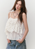 Two Wear Tank Top Short Sleeve Strap Top