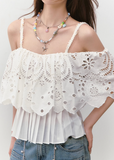 Two Wear Tank Top Short Sleeve Strap Top