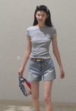 Light Logo Slim Fit Tee