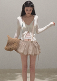 Lace Waist Strap Soft Tank Top