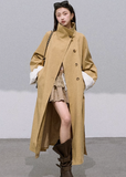 Lyocell Cotton Long Trench