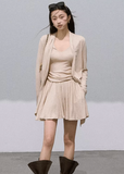 Madrid Wonderful Knit Cardigan & Dress Set