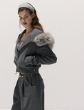 Fitted Wool-Blend Jacket