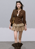 Chivalry  Maillard Lyocell-Linen Cinched Shirt