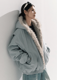 Faux Fur Collar Jacket  Warm Winter Edit