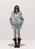 Faux Fur Collar Jacket  Warm Winter Edit