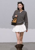 Fake Two-Piece Wool Dress