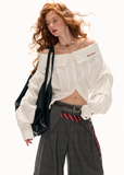 Asymmetrical V-Neck Shirt