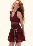 Lace Patchwork Slip