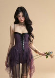 Strap slim Waist to Look Sexy Short Dress