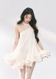 Imperial Sister Wind Hanging Neck short Dress