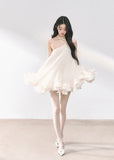 Imperial Sister Wind Hanging Neck short Dress