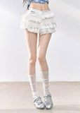 Half length A-line Slimming  short Skirt