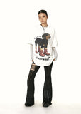Sausage Dog Printed Cotton T-shirt
