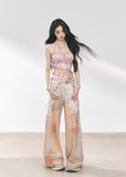 T-shirt Thin Waist top Halter neck