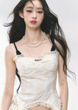 Fake Two T-shirt  Short Top