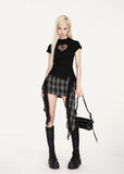 Irregular Lace Half Skirt – Band Style Inspired