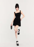 Elegant Square Neck Temperament Dress