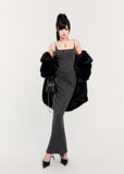 Contoured Silhouette Slip Dress