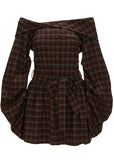 Plaid Bow Dress