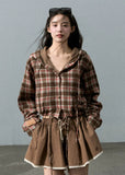 Wool Check Shirt Jacket