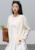 High-End Embroidered White Dress