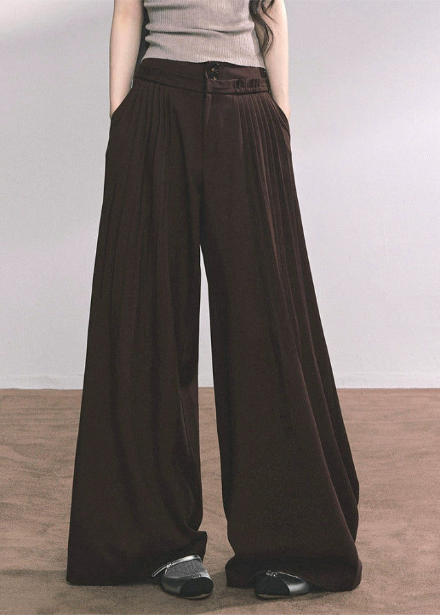 wide leg pants women, relaxed drape trousers, lazy style suit pants, autumn loose straight pants, american wide leg trousers, fw25 relaxed pants, palazzo lounge pants, minimalist flow trousers, loose fit straight pants
