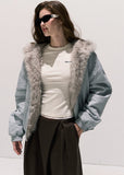 Faux Fur Collar Jacket  Warm Winter Edit