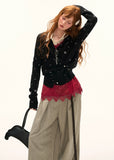 Dot Knit Cardigan