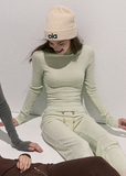 Soft Knit Pullover & Bootcut Pants Set  Casual Lounge Edit