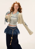 Star Knit Crop