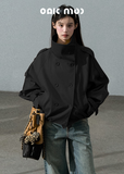 Double-Breasted Cotton Lyocell Jacket  Minimalist Chic