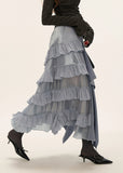 Irregular Sheer Skirt