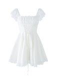 Light Blue Ruffle Bandeau & Long Skirt Set
