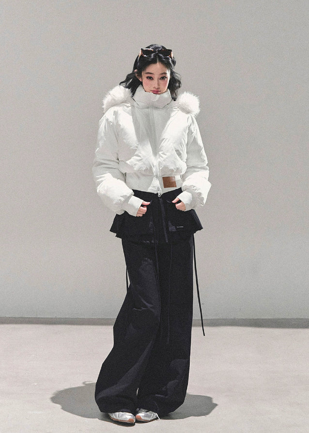 wide leg cargo pants women, bf style trousers, lazy style pants, american street fashion pants, autumn winter wide pants, oversized cargo trousers, utility design pants, korean streetwear bottom, baggy cargo pants women, fw25 fashion
