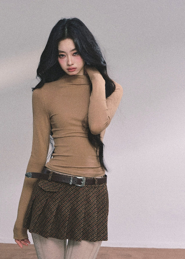 french knit shawl, turtleneck knit cape, women's autumn knit tops, fall winter knitted shawl, korean street style knit top, elegant french style sweater, draped knit poncho, cozy turtleneck wrap, chic knit cloak sweater, layered knit shawl for women, fall fashion tops women, kawaii korean knitwear, oversized knit wrap top, soft wool knit cape, trendy knitted fall tops
