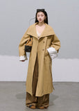 Lyocell Cotton Long Trench