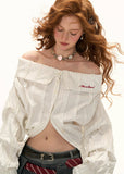 Asymmetrical V-Neck Shirt