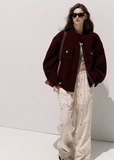 Cashmere Blend Silhouette Jacket