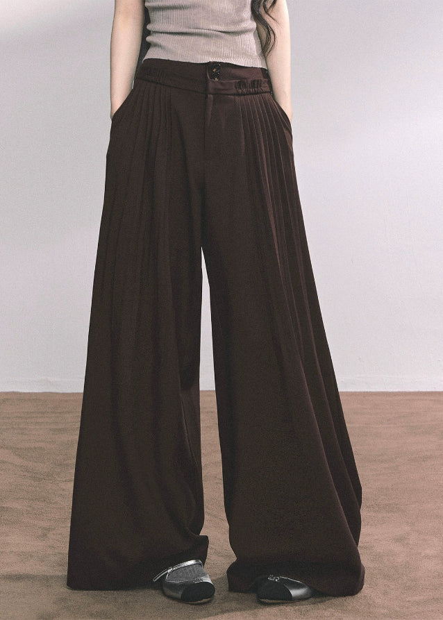 wide leg pants women, relaxed drape trousers, lazy style suit pants, autumn loose straight pants, american wide leg trousers, fw25 relaxed pants, palazzo lounge pants, minimalist flow trousers, loose fit straight pants
