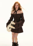 Plaid Bow Dress